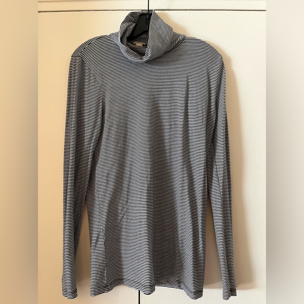 J crew turtle neck stripes